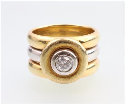 Brillant Ring ca. 0,40 ct - Jewellery and watches