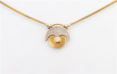 Brillant Collier ca. 0,40 ct - Schmuck und Uhren