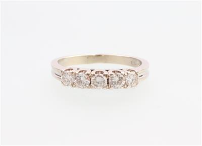 Brillant Ring zus. ca. 0,75 ct - Klenoty a Hodinky