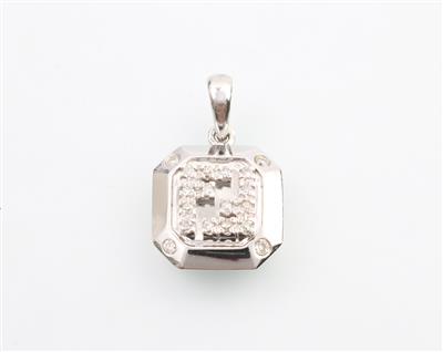 Diamantanhänger zus. 0,14 ct - Klenoty a Hodinky