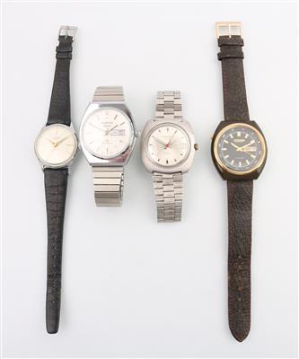 4 Armbanduhren - Schmuck und Uhren