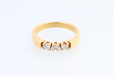 Brillant Ring zus. 0,24 ct - Schmuck und Uhren