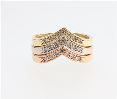 Diamant Ringset - Schmuck und Uhren