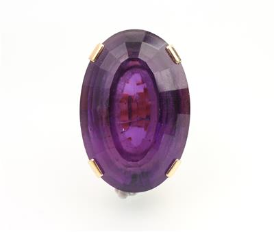 Amethyst Ring ca. 52,80 ct - Jewellery and watches