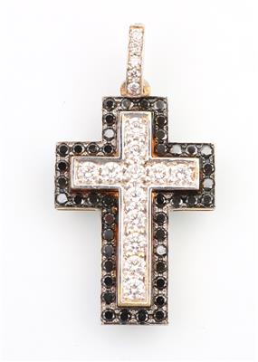 Brillantkreuz zus. ca. 0,75 ct - Jewellery and watches