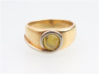 Chrysoberyl Katzenauge Ring ca. 1,95 ct - Jewellery and watches