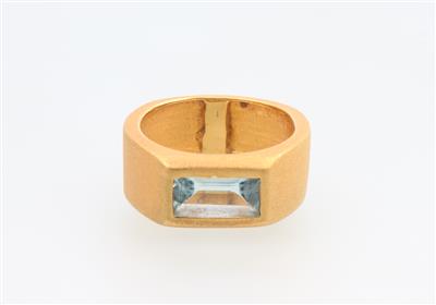 Aquamarin Ring - Schmuck und Uhren