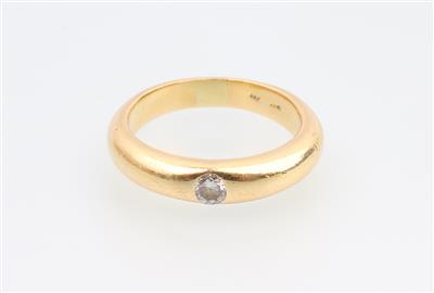 Brillant Solitär ca. 0,20 ct, - Jewellery and watches