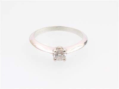 Brillant Solitär ca. 0,25 ct - Jewellery and watches