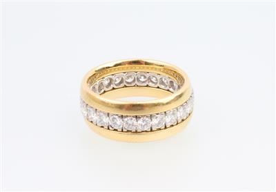 Brillantmemoryring zus. ca 1,68 ct - Klenoty a Hodinky