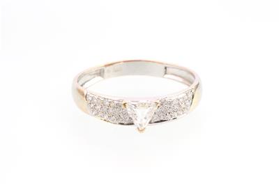 Diamantring zus. ca. 0,50 ct - Klenoty a Hodinky