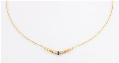 Saphir Diamant Collier - Jewellery and watches