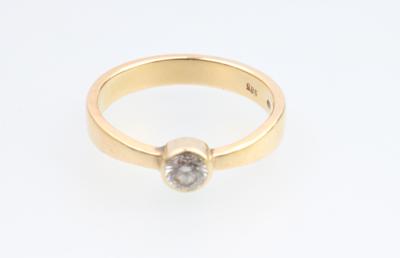 Brillant Solitär ca. 0,35 ct - Jewellery and watches