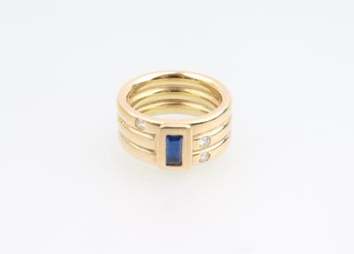 Brillant-Spinellring - Jewellery and watches