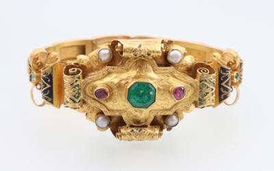 Biedermeier Armband - Asta di Natale - Argenti, vetri, porcellane, incisione, militaria, tappeti