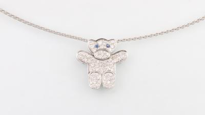 Brillant Collier Teddybär - Vánoční aukce - Stříbro, sklo, porcelán, Moderní umění grafika, koberce