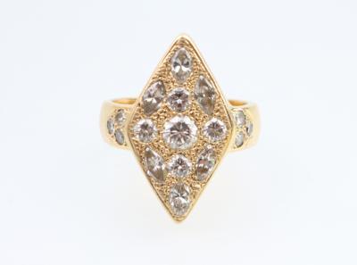 Brillant Diamant Ring - Asta di Natale - Argenti, vetri, porcellane, incisione, militaria, tappeti