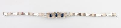 Brillant Saphir Armband - Christmas auction