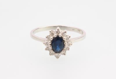 Saphir Brillant Ring - Christmas auction