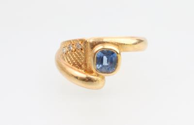 Saphir Brillant Ring - Christmas auction