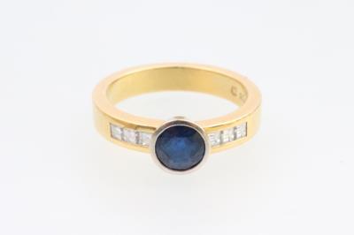 Saphir Diamant Ring - Christmas auction