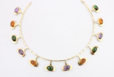 Schmuckstein Collier zus. ca. 75,65 ct - Christmas auction