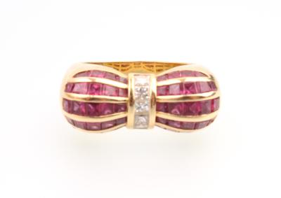 Rubin Diamant Ring - Jewellery and watches