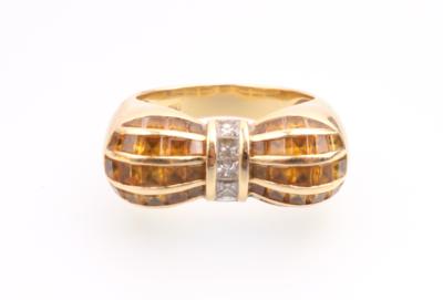 Saphir Diamant Ring - Klenoty a Hodinky