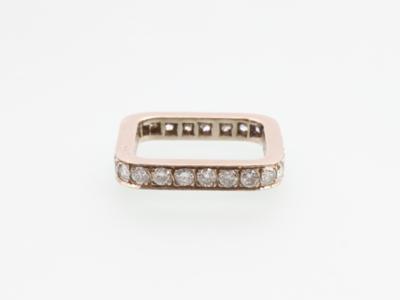 Brillant Memoryring zus. 1,30 ct - Jewellery and watches