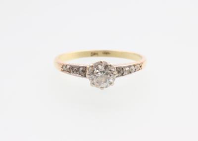 Diamantring zus. ca. 075 ct - Klenoty a Hodinky