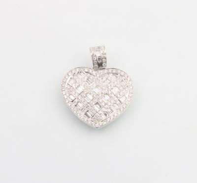 Brillant Diamant Herzanhänger - Jewellery and watches
