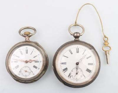 Zwei Taschenuhren - Schmuck und Uhren