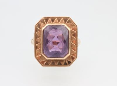 Amethyst Ring - Klenoty a Hodinky