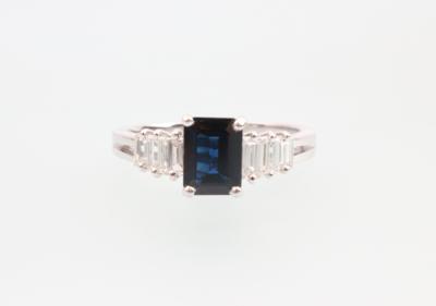 Diamant Saphir Ring - Klenoty a Hodinky