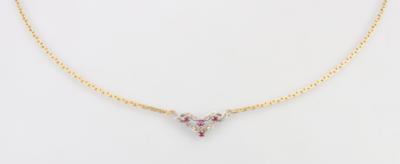 Diamant Rubin Collier - Klenoty a Hodinky