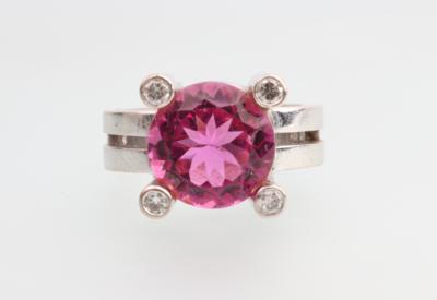 Rubellit Ring - Schmuck und Uhren