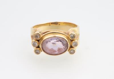 Brillant Amethyst Ring - Schmuck und Uhren