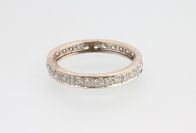 Brillant Memoryring zus. ca. 0,90 ct - Jewellery and watches