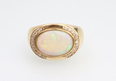Brillant Opal Ring - Klenoty a Hodinky
