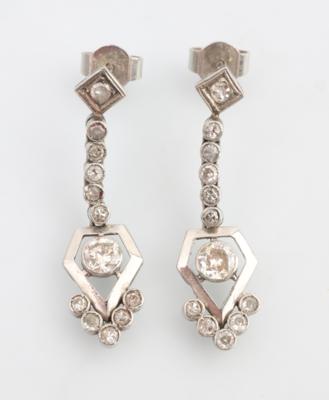 Brillant Diamant Ohrgehänge - Schmuck und Uhren