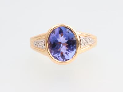 Brillant Tansanit Ring - Jewellery and watches