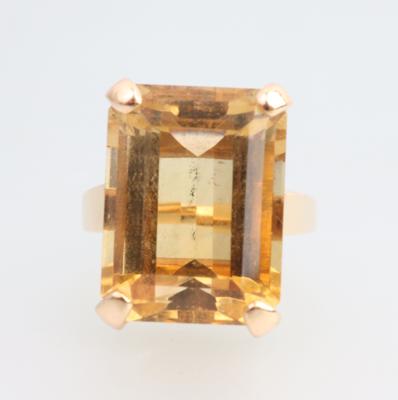 Citrin Ring ca. 19 ct - Klenoty a Hodinky