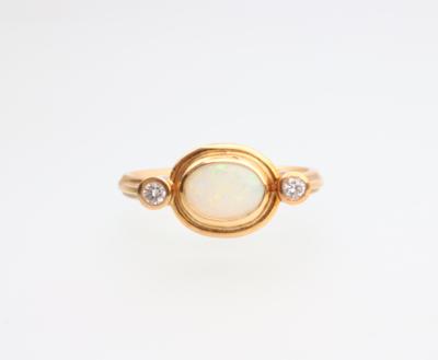 Brillant Opal Ring - Christmas Auction "Wrist- and Pocket Watches