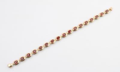 Granat Armkette - Vánoční aukce "Náramkové a kapesní hodinky