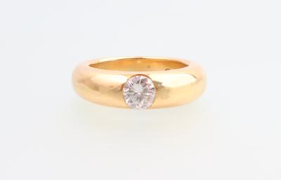 Brillant Ring ca. 0,65 ct - Jewellery and watches