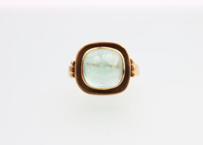 Aquamarin Ring - Schmuck und Uhren