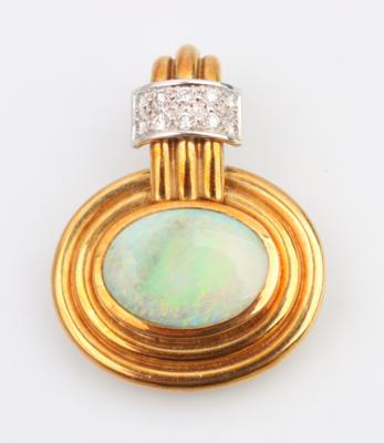 Brillant Opal Anhänger - Klenoty a Hodinky