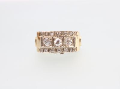 Brillant Diamantring zus. ca. 0,65 ct - Schmuck und Uhren