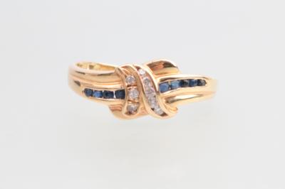 Brillant Saphir Ring - Klenoty a Hodinky