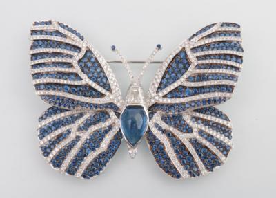 Diamantbrosche Schmetterling - Jewellery and watches